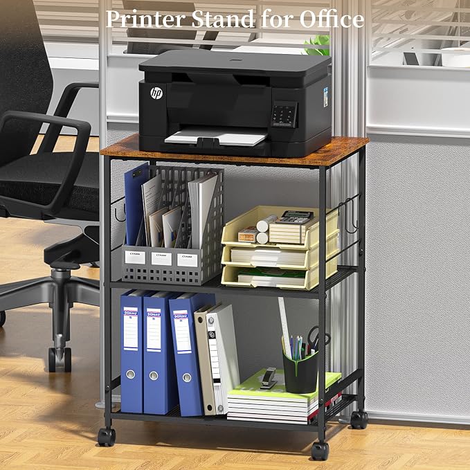 ThreeHio Printer Stand, 3Tier Printer Table - Image 3