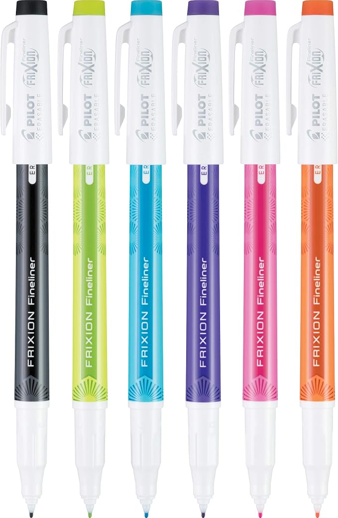 PILOT FriXion Fineliner Erasable Marker Pens, Fine Point - Image 2