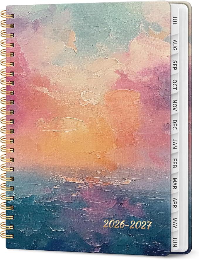 Planner 2026-2027, Academic Year Weekly and Monthly Calender Planner, from Jul by Taja