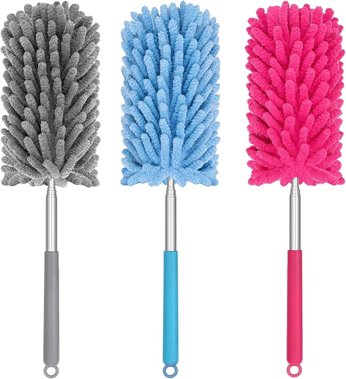 Mini Duster for Cleaning, 360° Bendable Hand Dusters by TIMIVO