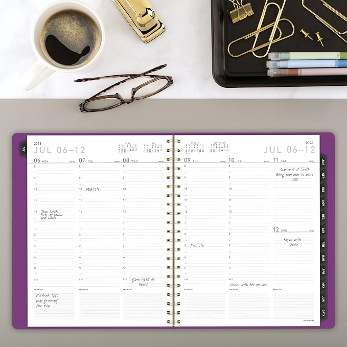AT-A-GLANCE Planner 2026-2027 Weekly & Monthly Academic 12-Month July-June - Image 2