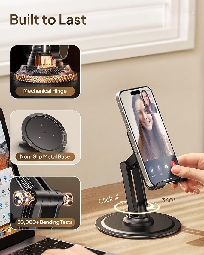 COOPER 360° Stand, Rotating Cell Phone Stand - Image 4