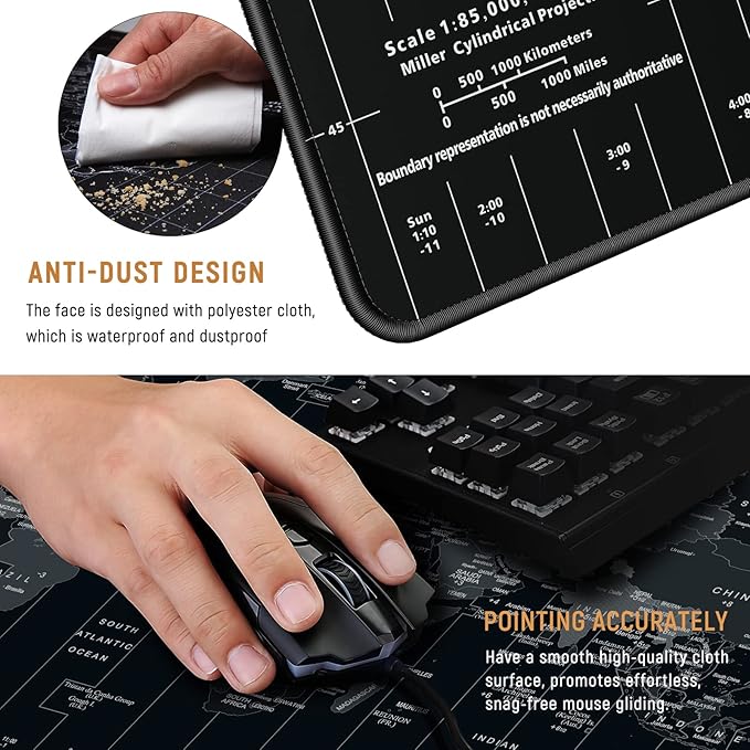 JIALONG Large Gaming Mouse Pad Extended Desk Mat XXL Mousepad - Image 3