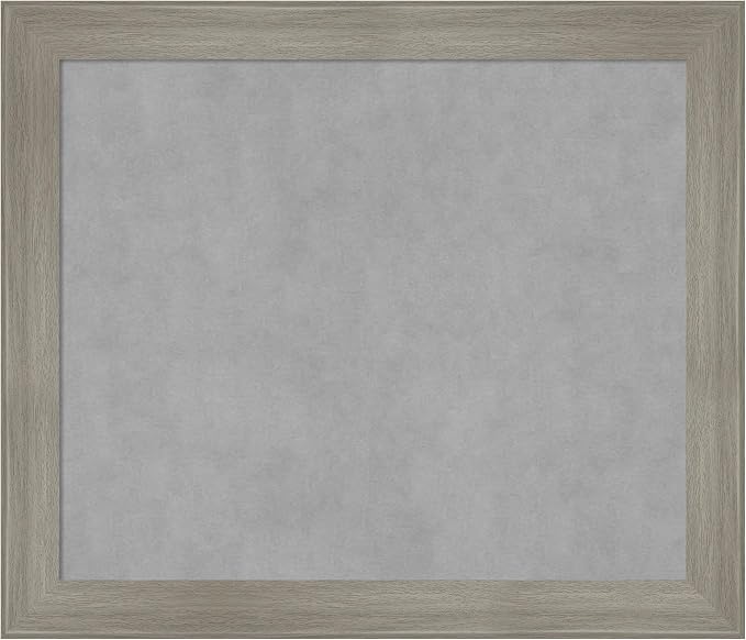 Amanti Art Grey Framed Magnetic Board 24x28 Medium Vision Board by AmantiArt
