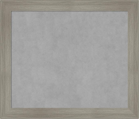 Amanti Art Grey Framed Magnetic Board 24x28 Medium Vision Board by AmantiArt