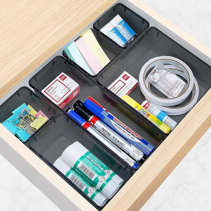 StorMiracle 25 PCS Drawer Organizer Set, 4 Varied Size Bathroom and kitchen - Image 6