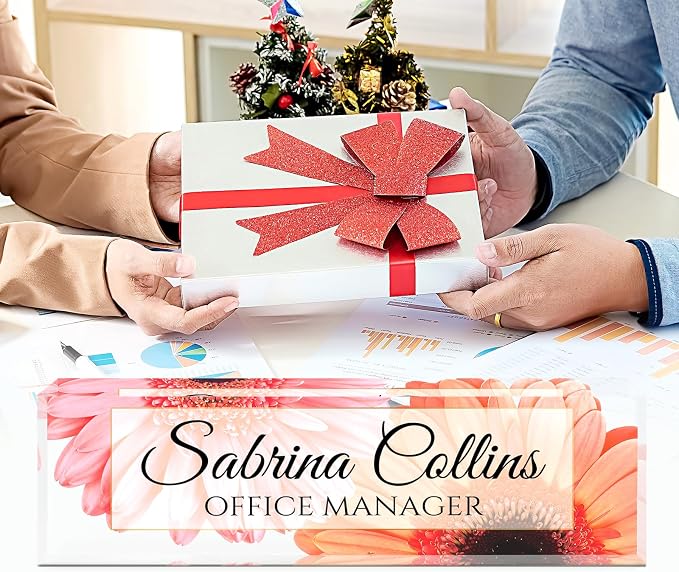 Name Plate for Desk, Desk Name Plate Personalized, Office Decor for Women Men - Image 6