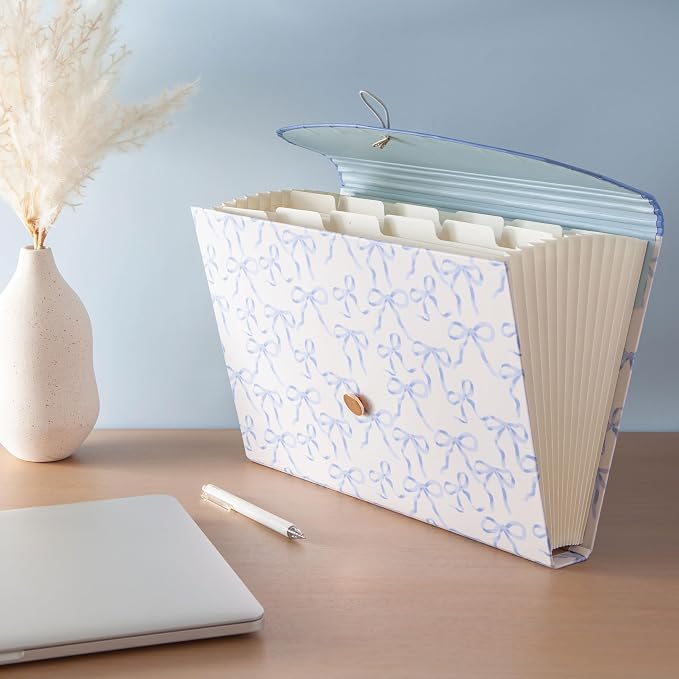 U Brands 13-Pocket Accordion File Organizer, Letter Size, Expandable File - Image 5