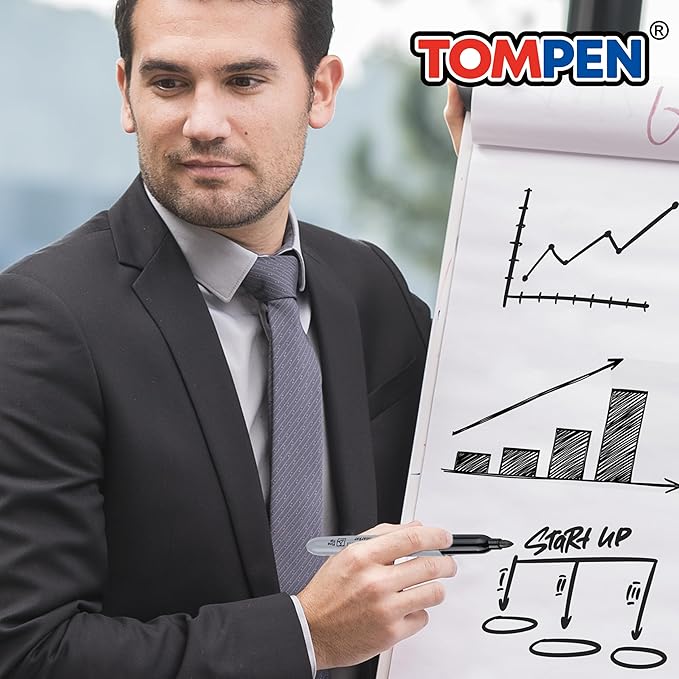 Black Permanent Markers,Fine Tip,160 Pack Bulk,Waterproof Permanent Marker Pens with Quick Drying on Wood,Plastic,Paper,Metal,Mirror for Office School Classroom Home-DeskLoop Office