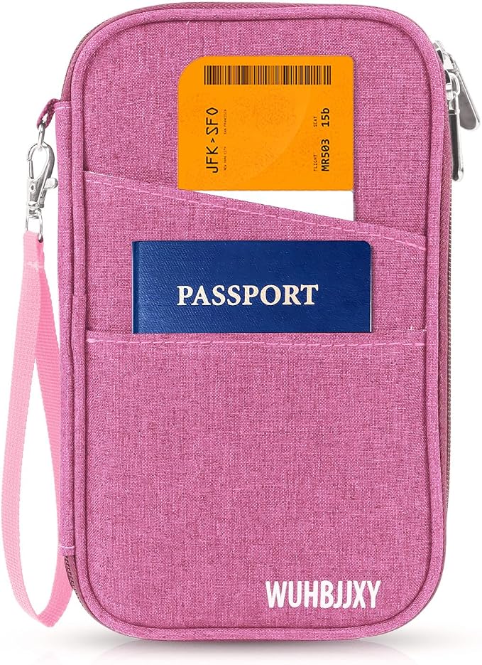 Premium Travel Passport Holder, Family Passport holder Travel Document Organizer by WUHBJJXY