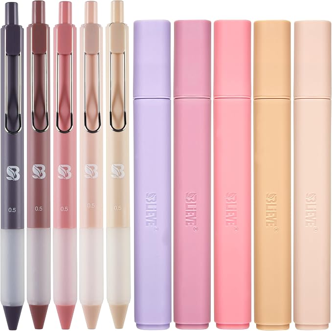 BLIEVE - Aesthetic Highlighters and Gel Pens by BLIEVEART