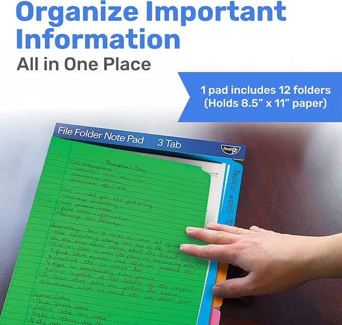Find It File Folder Notepad - Image 3