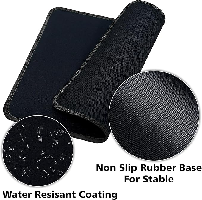 SaiTech IT 12 Pack Waterproof Mouse Pad, 8.66x7.1 inch, non-slip rubber - Image 7