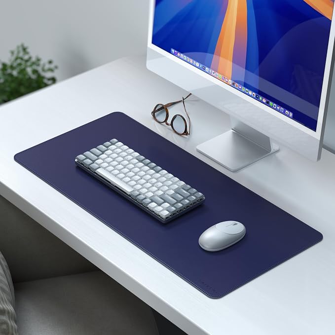 Satechi Vegan Leather Desk Mat, Large Mouse Pad Scratch and Water Resistant - Image 6