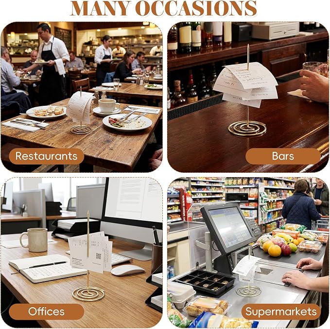 NUOBESTY 2Pcs Restaurant Ticket Stabber - Image 6