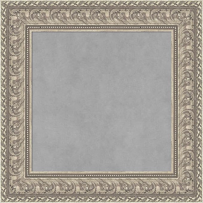 Amanti Art Silver Framed Magnetic Board 23x23 Small Vision Board by AmantiArt