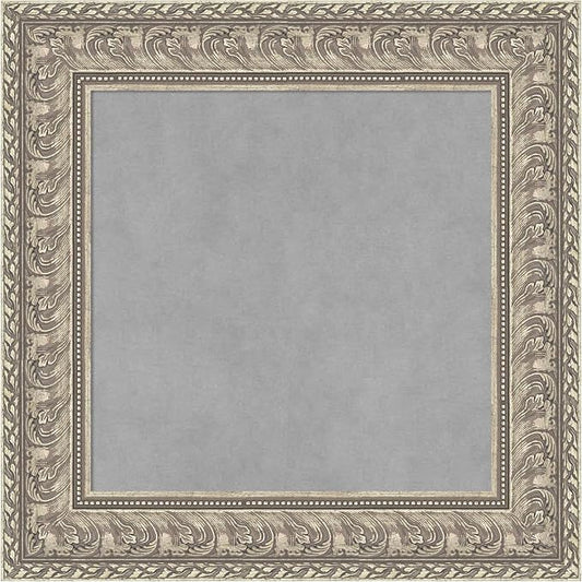 Amanti Art Silver Framed Magnetic Board 23x23 Small Vision Board by AmantiArt