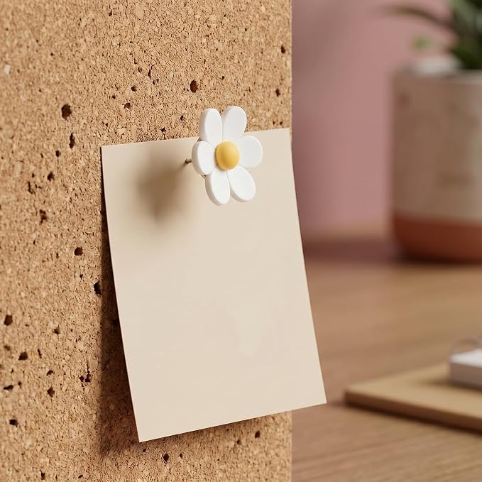 Cute Flower Push Pins, Decorative Bulletin Board Pins - Image 3