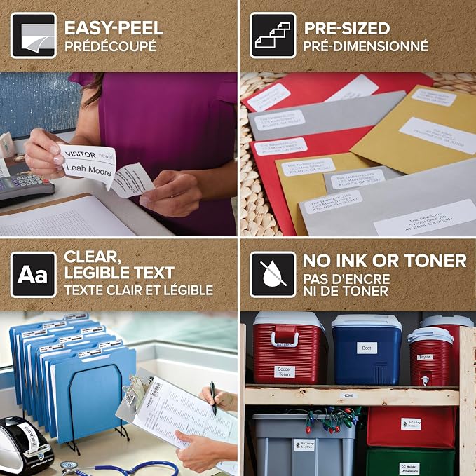 DYMO Authentic LW 1-Up File Folder Labels DYMO Labels - Image 6