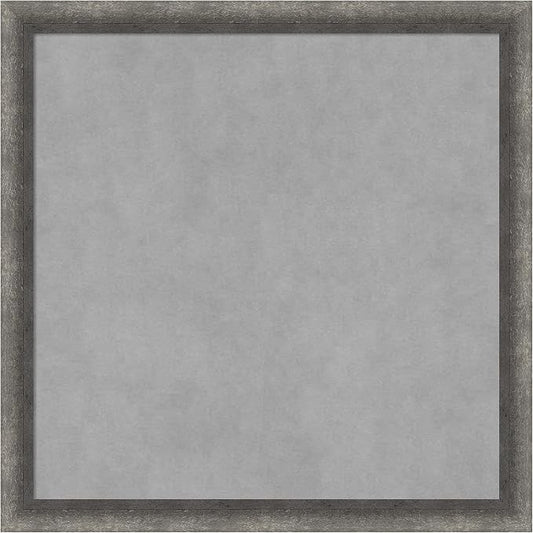 Amanti Art Grey Framed Magnetic Board 22x22 Medium Vision Board by AmantiArt