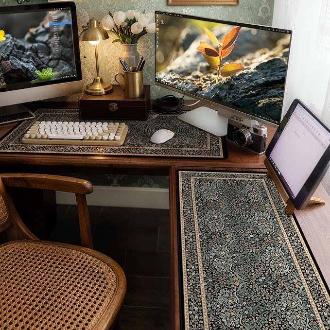 iCasso Desk Cover Mat, Office Mouse Pad, Desk Protector Mat, Extra Large Matt - Image 9