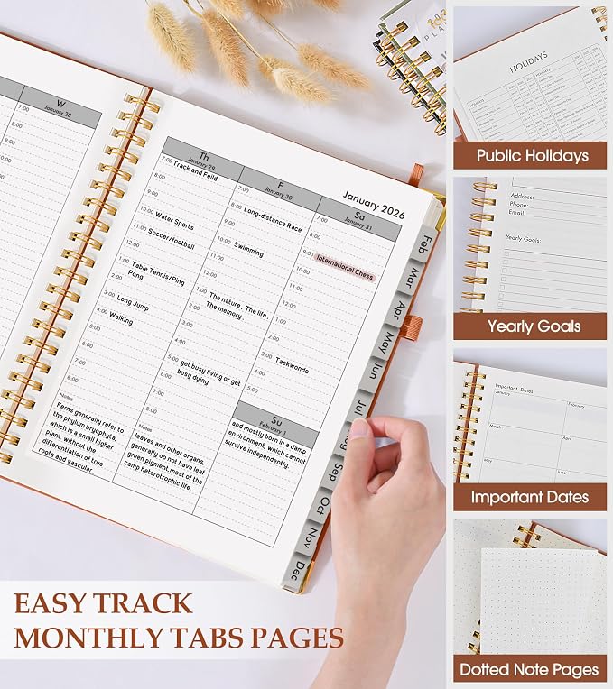 2026 Planner, Weekly and Monthly Calendar Planner from January 2026 - Image 6