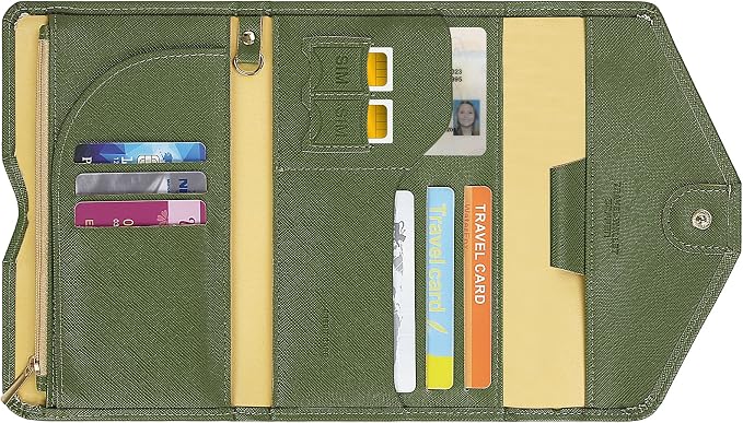 ZOPPEN Mulit-purpose Rfid Blocking Passport Holder Travel Wallet Passport and by Zoppen