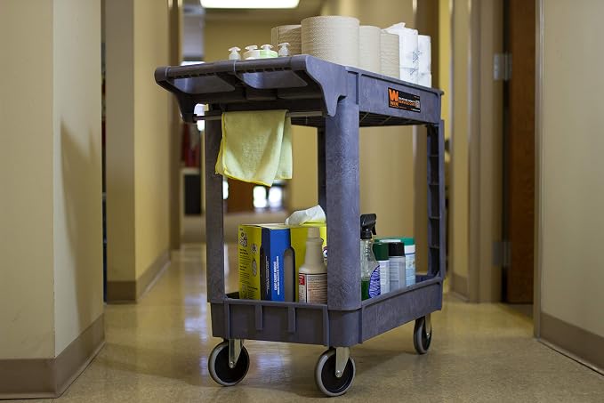 WEN Service Utility Cart, 500-Pound Capacity, 40 x 17-Inch - Image 7