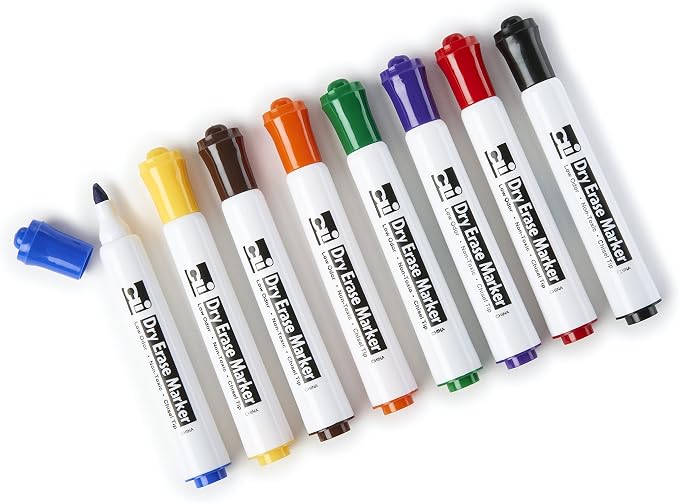 Charles Leonard Dry Erase Markers, Barrel Style - Image 3