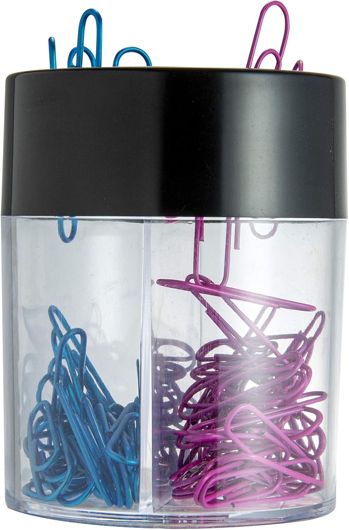 Officemate Magnetic Clip Dispenser, Large/Round, 200 Clip Capacity - Image 5