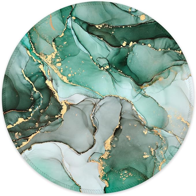 ITNRSIIET Round Mouse Pad with Stitched Edge Premium-Textured Waterproof by +ITNRSIIET