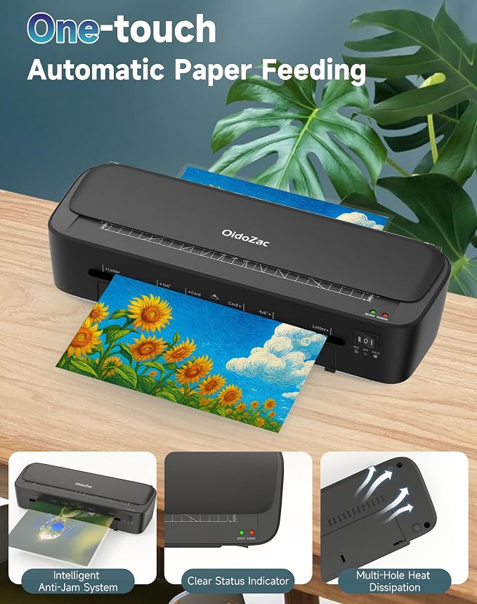 Laminator Machine, 11 in 1 Laminating Never Jam Technology - Image 2