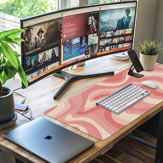 iCasso XXL Large Mouse Pad, Rubber Base Mousepad - Image 6
