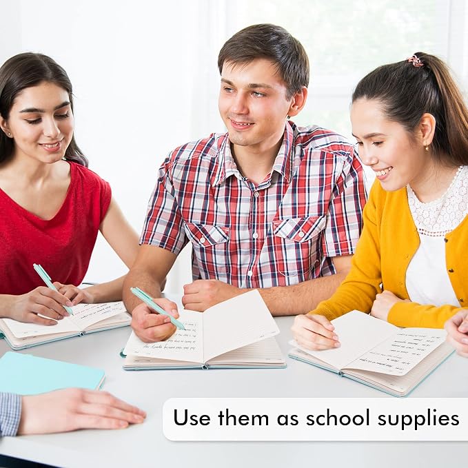 feela 12 Pack Notebooks Journals Bulk, Hardcover Notebook Classic Ruled Lined - Image 5