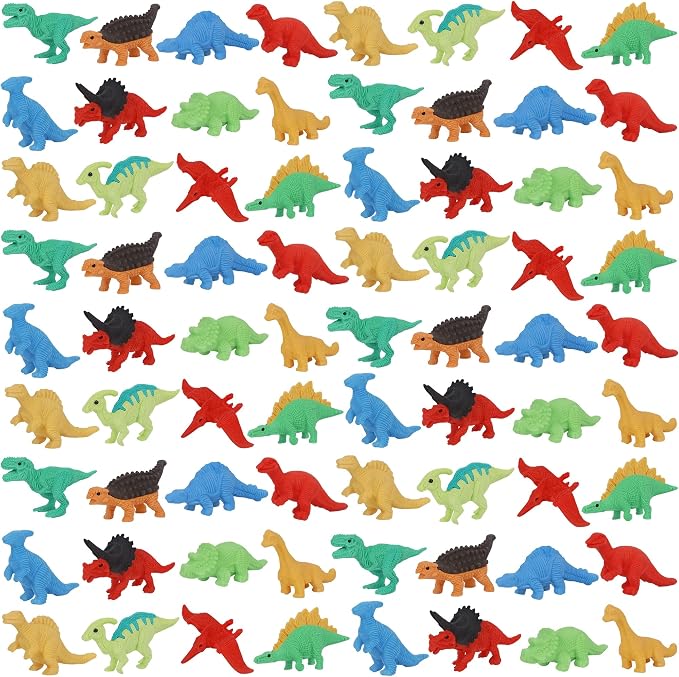 Cllayees 72 Pcs Animal Erasers for Kids, Dinosaur 3D Puzzle Eraser Bulk - Image 7