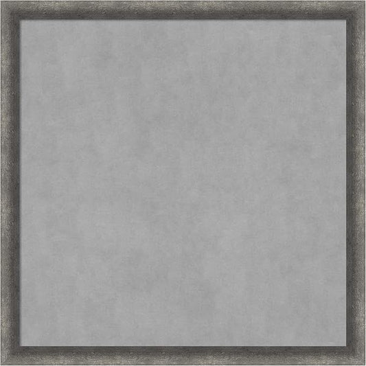 Amanti Art Grey Framed Magnetic Board 26x26 Medium Vision Board by AmantiArt