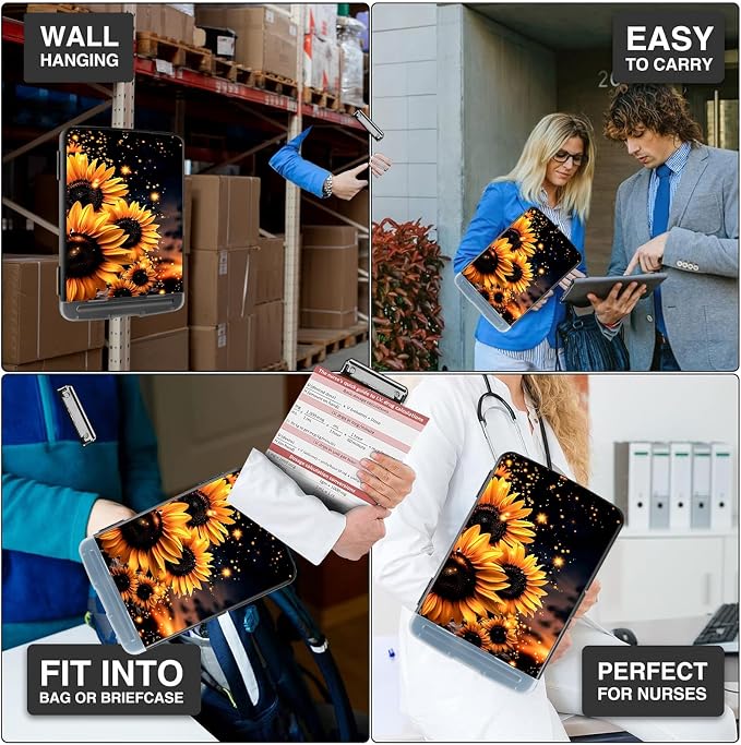 LYHXLYJH Clipboard with Storage, A4 Clipboards with Pen Holder, Heavy Duty - Image 6