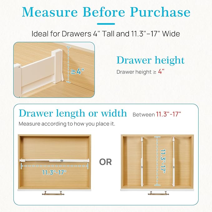 Vtopmart 16 Pack Drawer Dividers - Image 7