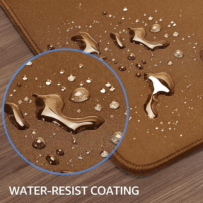 KTRIO Large Gaming Mouse Pad, Desk Mat, 31.5 x 15.7 in, Coffee Brown, XXL | - Image 5