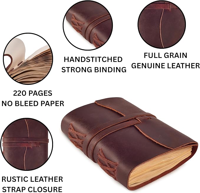 LEATHER VILLAGE Leather Bound Journal - Image 3