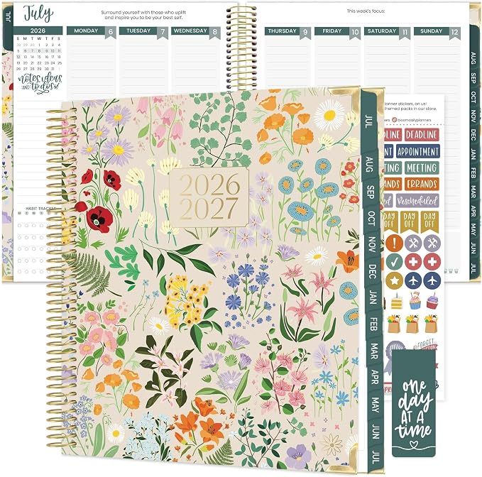bloom daily planners 2026-2027 Hardcover Academic Year Goal & Vision Planner by bloomdailyplanners