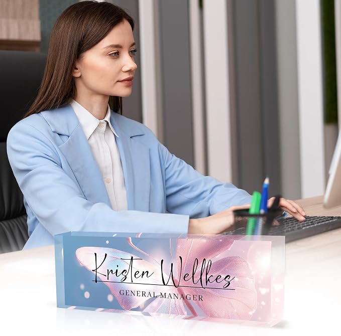 Personalized Office Name Plate, Custom Name Plate - Image 3