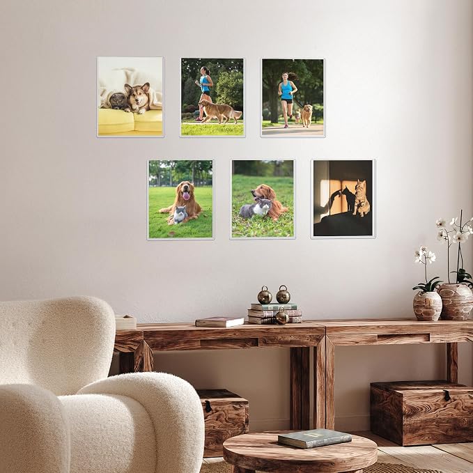 Ndsox 25 Pack 8" x 10" Rigid Print Protectors Clear Hard Plastic Sheet - Image 5