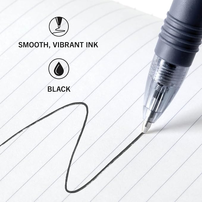 Zebra Pen Z-Grip Retractable Ballpoint Pen, Smooth-Flowing Black Ink, 1.0mm - Image 4