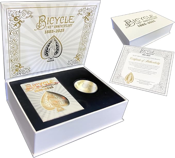 Bicycle 140th Anniversary Limited Edition Exclusive Playing Cards Set by BicyclePlayingCards