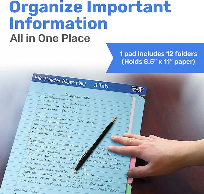 Find It File Folder Notepad - Image 2