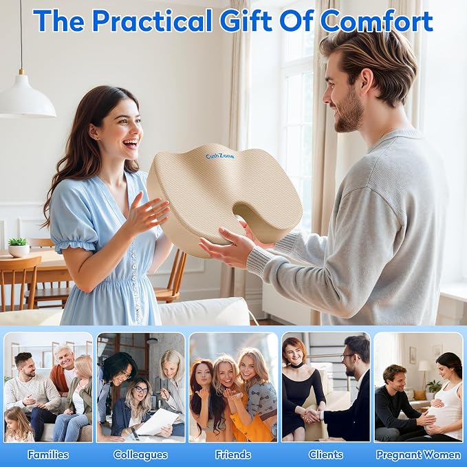 XXL Seat Cushion Office Car Seat Cushion, Memory Foam Cushion - Image 7
