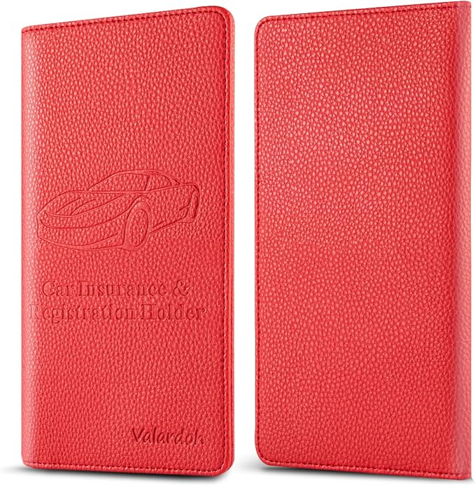 Valardoh Premium Car Registration and Insurance Card Holder, Car Document Holder - Image 5