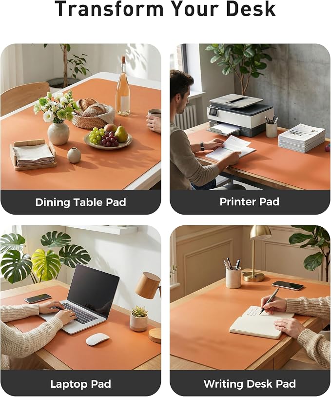 Aothia Faux Leather Desk Mat - Image 6