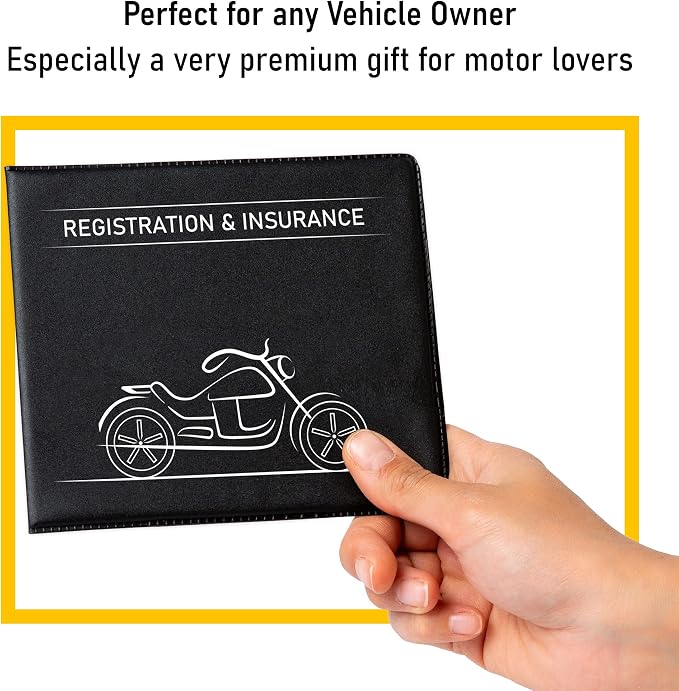 CANOPUS Car Registration and Insurance Holder, Car Document Holder, Vehicle - Image 5